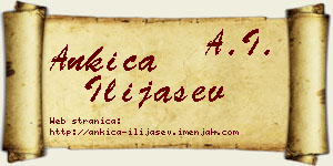 Ankica Ilijašev vizit kartica